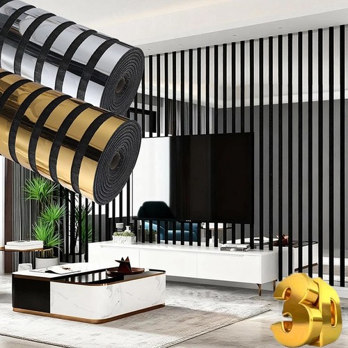 Silver gold stripe - 3d,