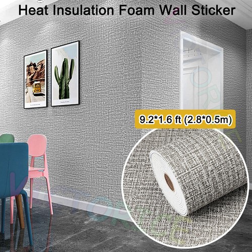 Faux linen textured foam wall - faux,