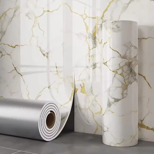Marble foam wallpaper self - marble,