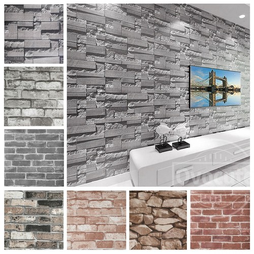 Brick effect wallpaper - 9.5m,
