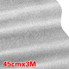 Silver Glitter Encrusted Plain