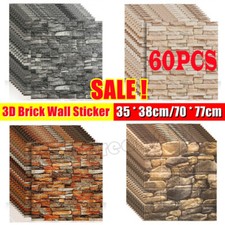 60Pcs Self Adhesive 3D Tile