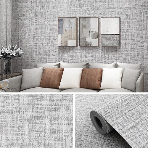 Self adhesive grey - self-adhesive, linen