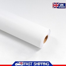 10M Matte White Wallpaper Roll